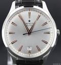 Zenith Elite Captin Central second steel crocodile strap