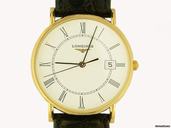 Longines Presences 18kt Gelbgold Quarz Ungetragen
