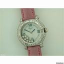 Chopard Happy Sport 18ct White Gold Diamond set quartz on strap
