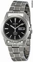 Seiko Black Dial Titanium Mens Watch SGG731