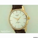 Longines Flagship Re-edition 18ct Rose Gold automatic on strap
