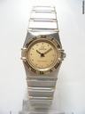 Omega Constellation lady size steel and gold/or et acier cadran gold dial