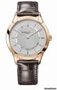 Baume & Mercier and  Classima Executives Silver Guilloche 18k Rose Gold Watch 8801