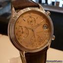 Baume & Mercier et  baumatic 6103 chrono date pink dial