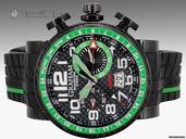 Graham Grand Silverstone Stowe GMT Green Machine Flyback Chronograph - 48mm PVD - Ref. 2BLCB.B07A.K56N - 250 PIECE LIMITED EDITION