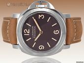 Panerai PAM 390 Luminor "Blackseal Base" Boutique Special Edition - Dirty Brown Dial