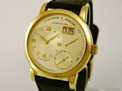 A. Lange & Sohne Lange 1, 18k Yellow Gold