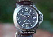 Panerai PAM 57 D Luminor Marina Power Reserve Titanium Tobacco Hobnail Dial 44 mm