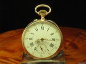 Jaeger-LeCoultre & Co. 14kt 585 Gold Open Face Taschenuhr
