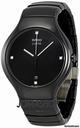 Rado True Jubile Black Diamond Dial Ceramic Mens Watch R27653742