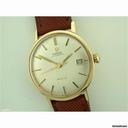 Omega De Ville 9ct Gold automatic on strap