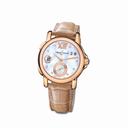 Ulysse Nardin 18kt Rose Gold Diamond Mother-of-pearl Taupe Ladies Watch 246-22-391