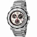 Invicta Reserve Chronograph Silver Dial Stainless Steel Men's Watch 6129