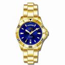 Invicta II Collection Stainless Steel Gold-tone Blue Dial Men's Watch 6964