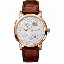 A Lange and Sohne 1 Time Zone Silver Dial Mechanical Men's Watch 116032