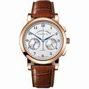 A. Lange and Sohne 1815 Chronograph Silver Dial 18K Rose Gold Men's Watch 402.032