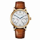 A. Lange and Sohne 1815 Up Down Silver Dial 18K Yellow Gold Ladies Watch 234.021