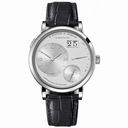 A. Lange and Sohne Grand Lange 1 Silver Dial Platinum Men's Watch 117.025