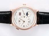 A.Lange Sohne Lange 1 Moonphase 109.032 White Dial Manual Winding Watch