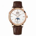 A Lange & Sohne Saxonia Moon Phase Silver Dial Automatic Men's Watch 384.032