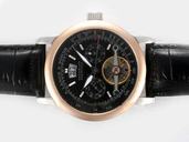 A.Lange Sohne Tourbograph Pour le Merite 702.025 41.2x14.3mm Manual Winding Black Dial Watch