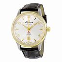 Alpina Alpiner Automatic Silver Dial Brown Leather Men's Watch AL-525S4E3
