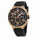 Alpina Extreme Regulator Black Dial Black Rubber Strap Men's Watch AL650BB3AE4