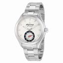 Alpina Horological Smartwatch Silver Guilloche Dial Stainless Steel Men's Watch AL-285S5AQ6B