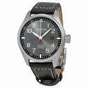 Alpina Startimer Pilot Automatic Grey Dial Black Leather Men's Watch AL-525GB4S6
