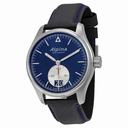 Alpina Startimer Pilot Big Date Black Blue Dial Black Leather Men's Watch AL-280NS4S6