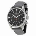 Alpina Startimer Pilot Black Dial Grey Fabric Strap Men's Watch AL372B4S6