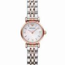 Armani Classic White Mother Of Pearl Dial Ladies Watch AR1764