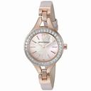 Armani Dress Pink Mother Of Pearl Dial Ladies Watch AR7413