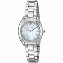 Armani Dress White Mother Of Pearl Dial Ladies Watch AR1954