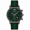 Armani Luigi Green Dial Men's Chronograph Watch AR1950