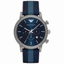 Armani Luigi Navy Blue Dial Men's Chronograph Watch AR1949