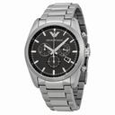 Armani Sportivo Black Dial Stainless Steel Bracelet Men's Watch AR6050