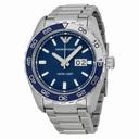 Armani Sportivo Navy Dial Stainless Steel Bracelet Men's Watch AR6048