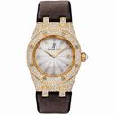 Audemars Piguet Royal Oak Diamond Mother of Pearl Dial Gold Ladies Watch 67605BA.ZZ.D080SU.01
