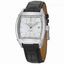 Ball Conductor Automatic Silver Dial Leather Men's Watch NM1068DLJWHBK