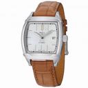 Ball Conductor Automatic Silver Dial Leather Men's Watch NM1068DLJWHBR