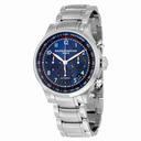 Baume and Mercier Blue Dial Chronograph Stainless Steel Men's Watch 10066