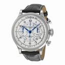 Baume and Mercier Capeland White Dial Chronograph Flyback Men's Watch 10006