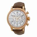 Baume and Mercier Capeland White Dial Flyback Chronograph Men's Watch 10007