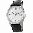 Baume and Mercier Classima Executives Silver Guilloche Men's Watch 08868