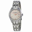 Baume and Mercier Clifton Silver Dial Stainless Steel Ladies Watch 10175