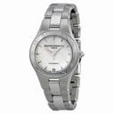 Baume and Mercier Linea Mother of Pearl Dial Steel Ladies Watch 10035