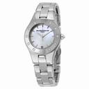 Baume and Mercier Linea Mother of Pearl Stainless Steel Diamond Ladies Watch 10071