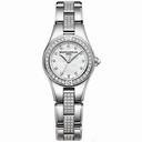 Baume and Mercier Mother of Pearl Diamond Stainless Steel Ladies Watch 10092