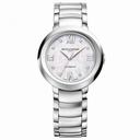 Baume and Mercier Promesse Mother of Pearl Diamond Dial Automatic Ladies Watch 10238